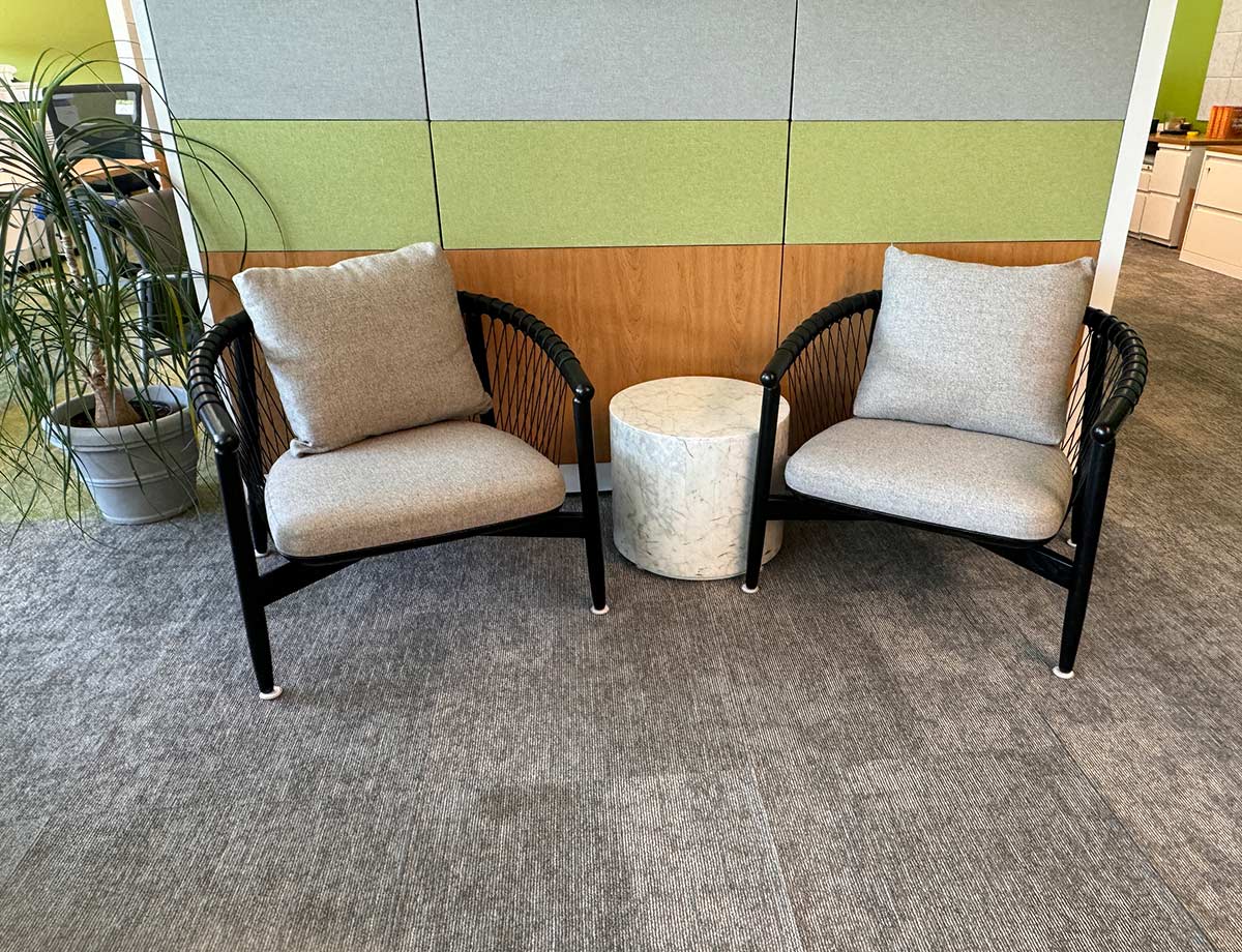 Other in page reconditioned side chairs with designer marble end table 1200w x X