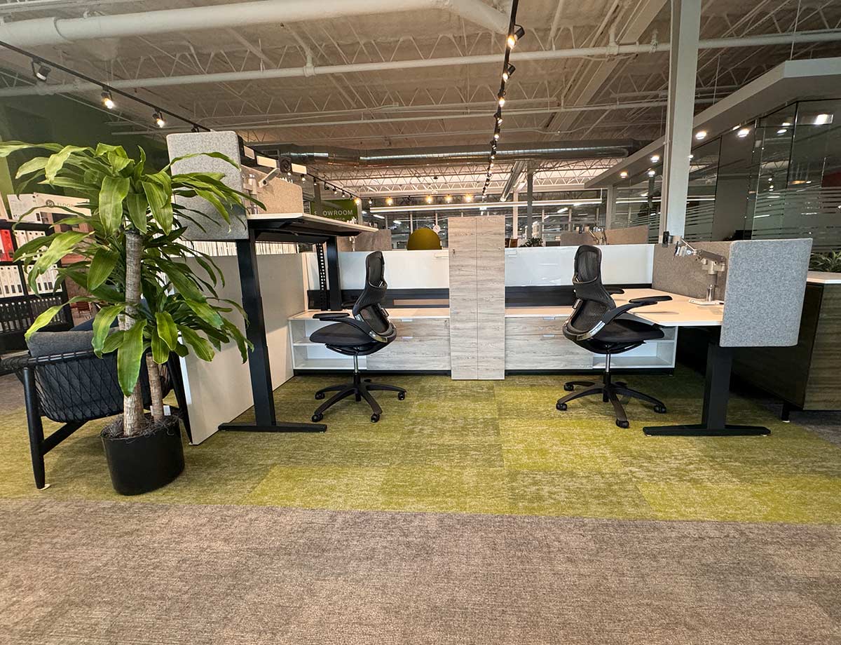 Other in page used office furniture two height adjustable workstations for an ergonomic workplace 1200w x X