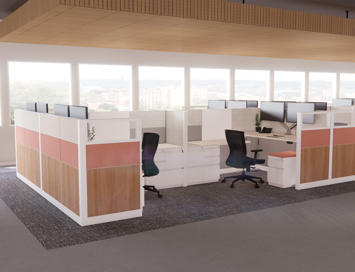 Remanufactured Steelcase Answer Workstations 1200w x X