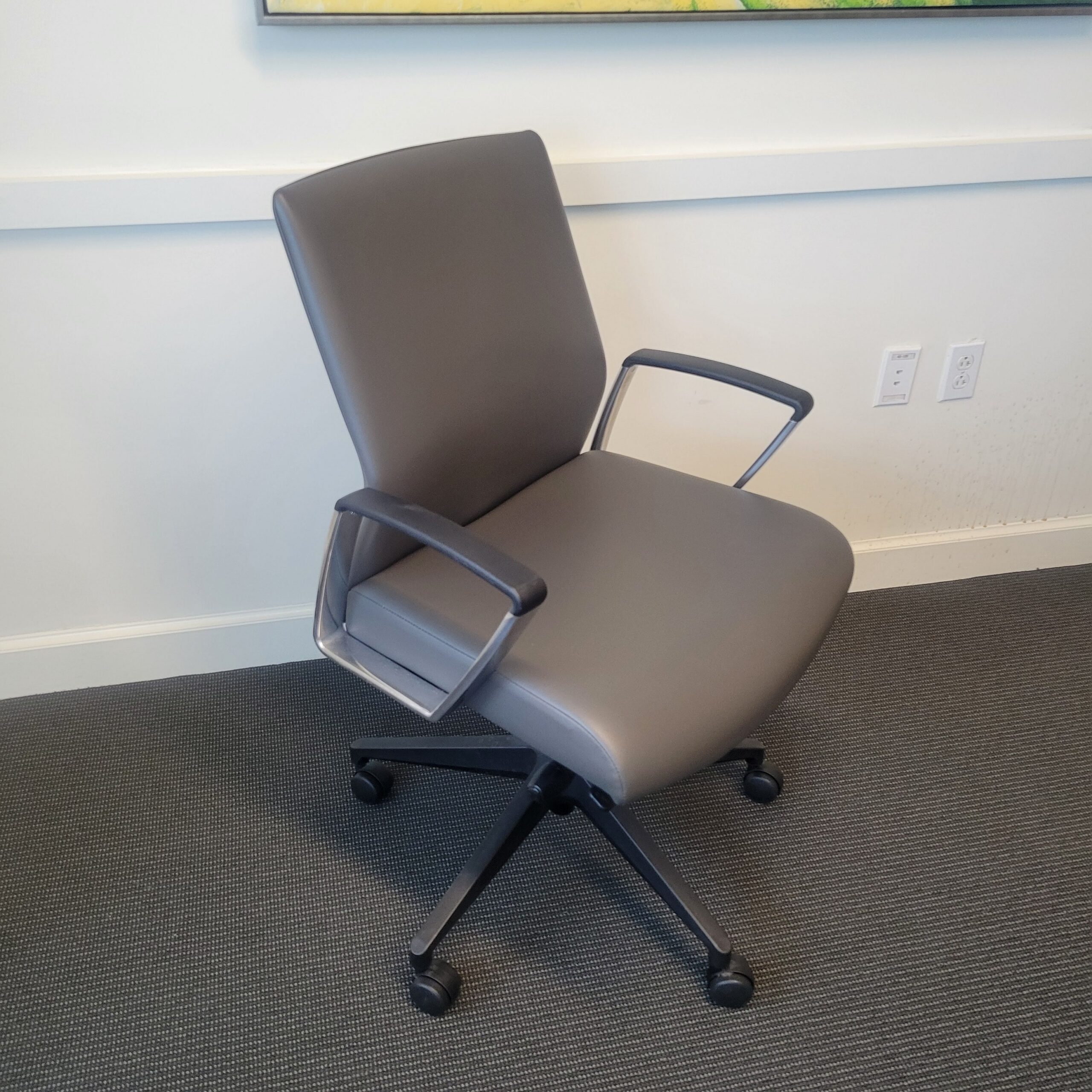 Keilhauer Leather Conference Chairs