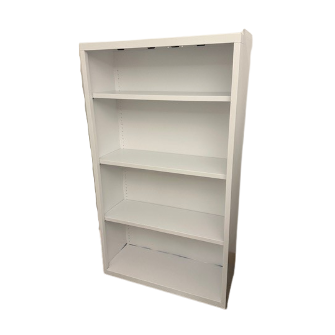White Metal Bookcases