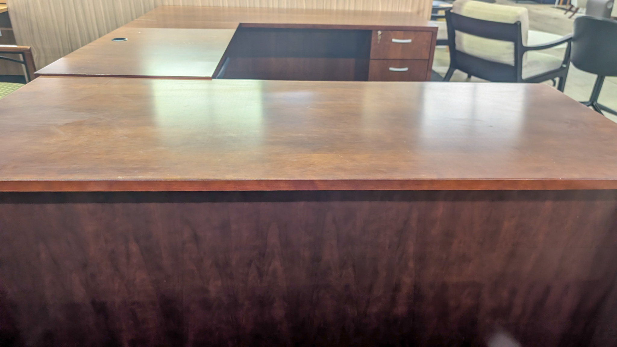 Indiana Furniture U-Shape Sit Stand Desk