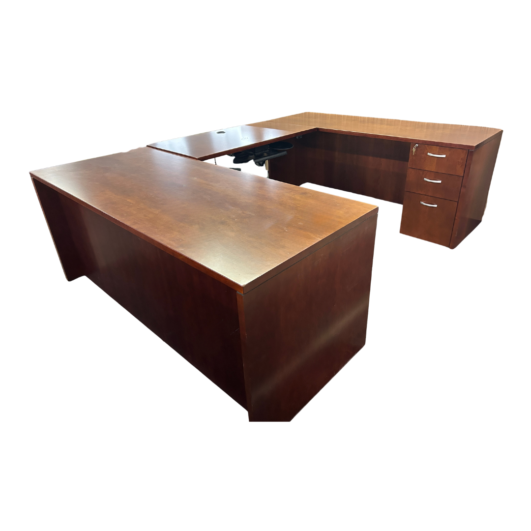 Indiana U-Shape Sit Stand Desk