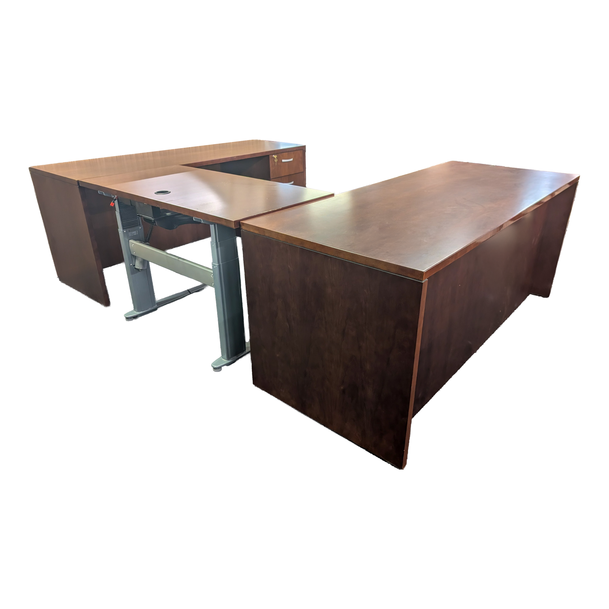 Indiana Furniture U-Shape Sit Stand Desk