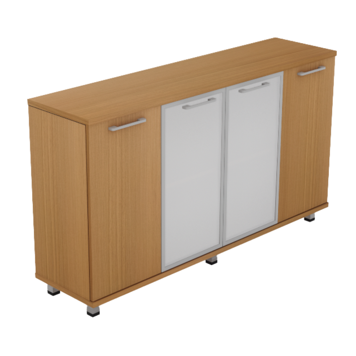 Harvest Walnut Buffet Storage Cabinet
