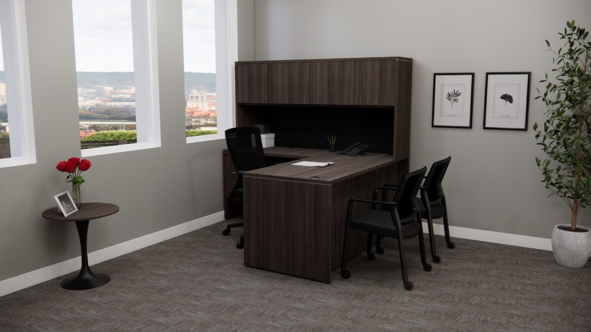 SKY 66X72 L BF BF HUTCH FULL OFFICE