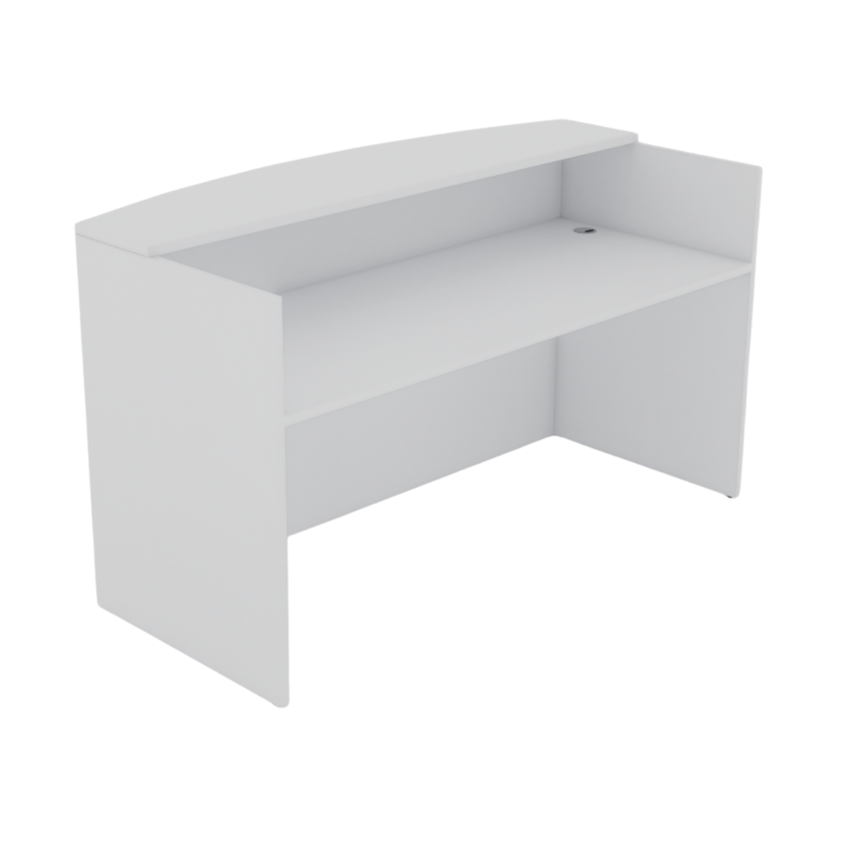White Reception Desk