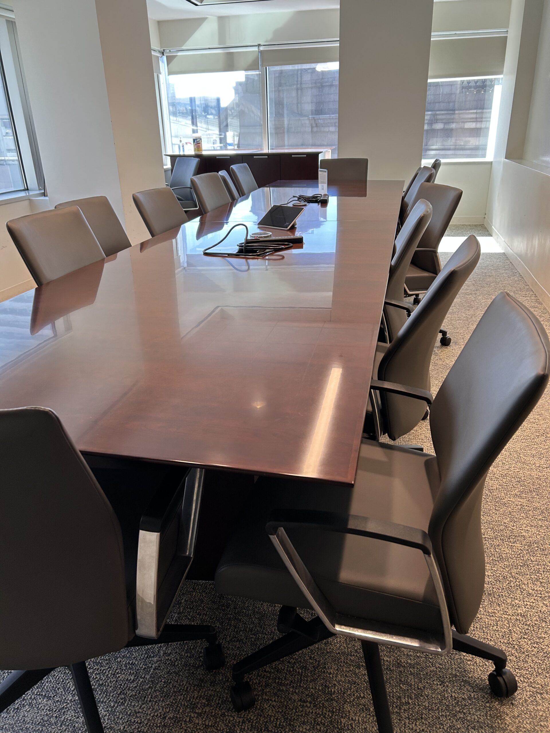 Mahogany Conference Table