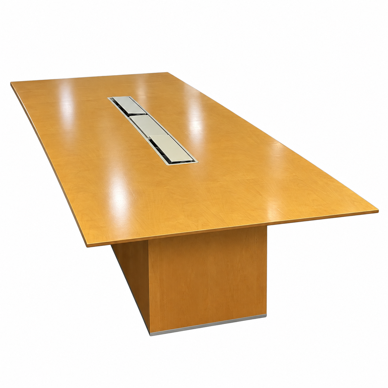 10' Light Oak Conference Table
