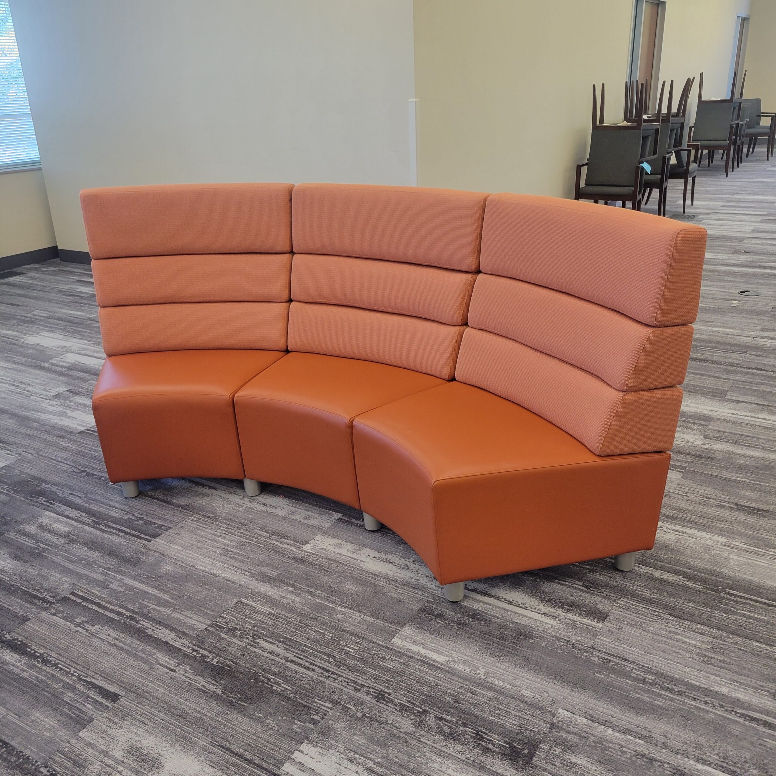 Orange Privacy Sectional