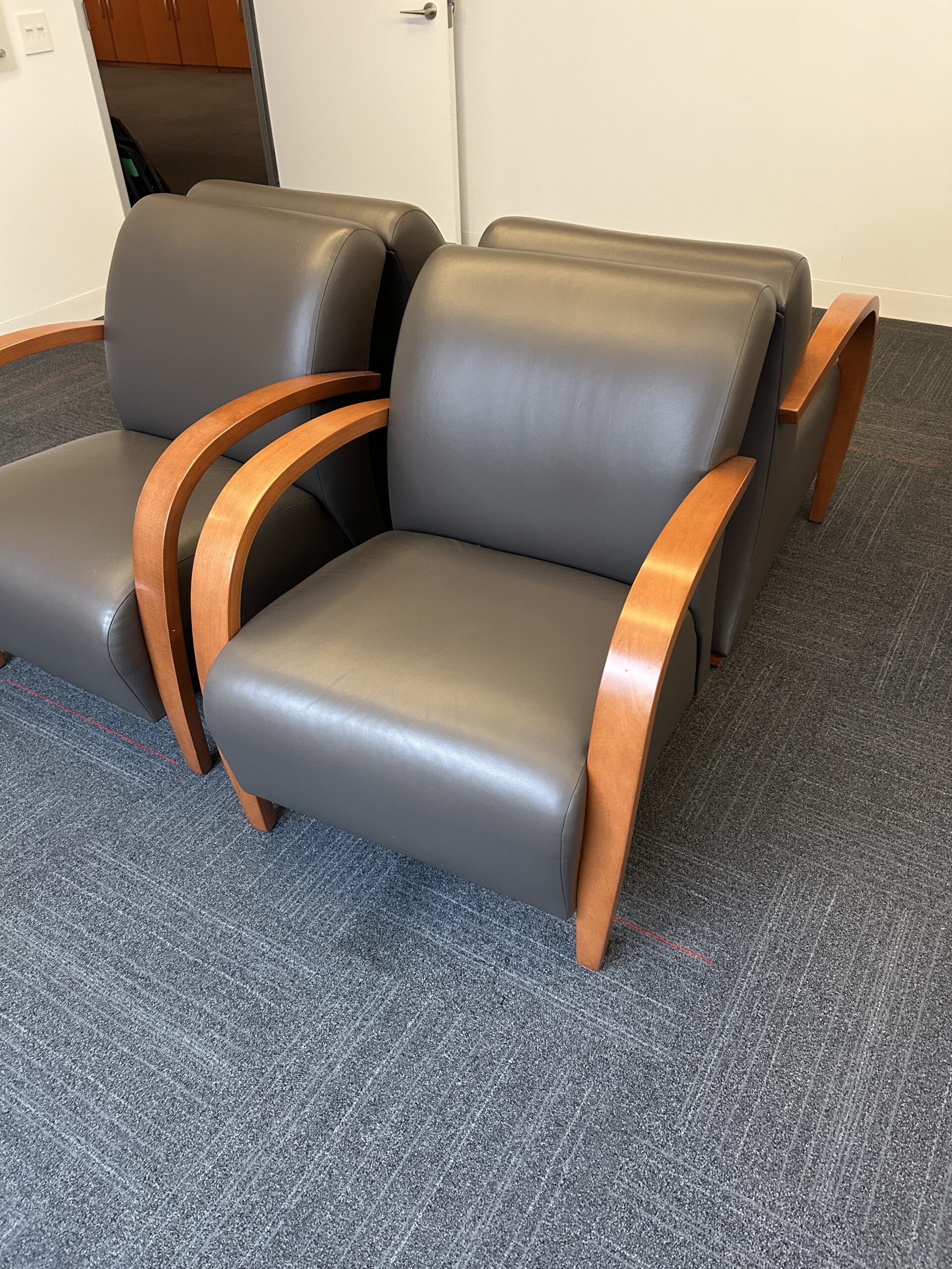Teknion Gray Club Chair