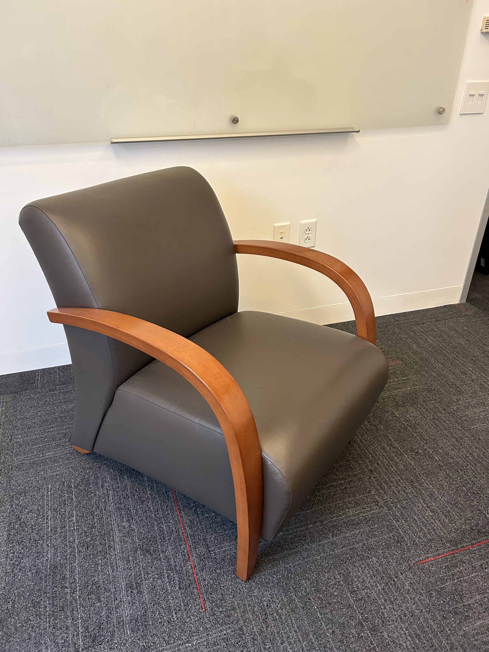 Teknion Gray Club Chair