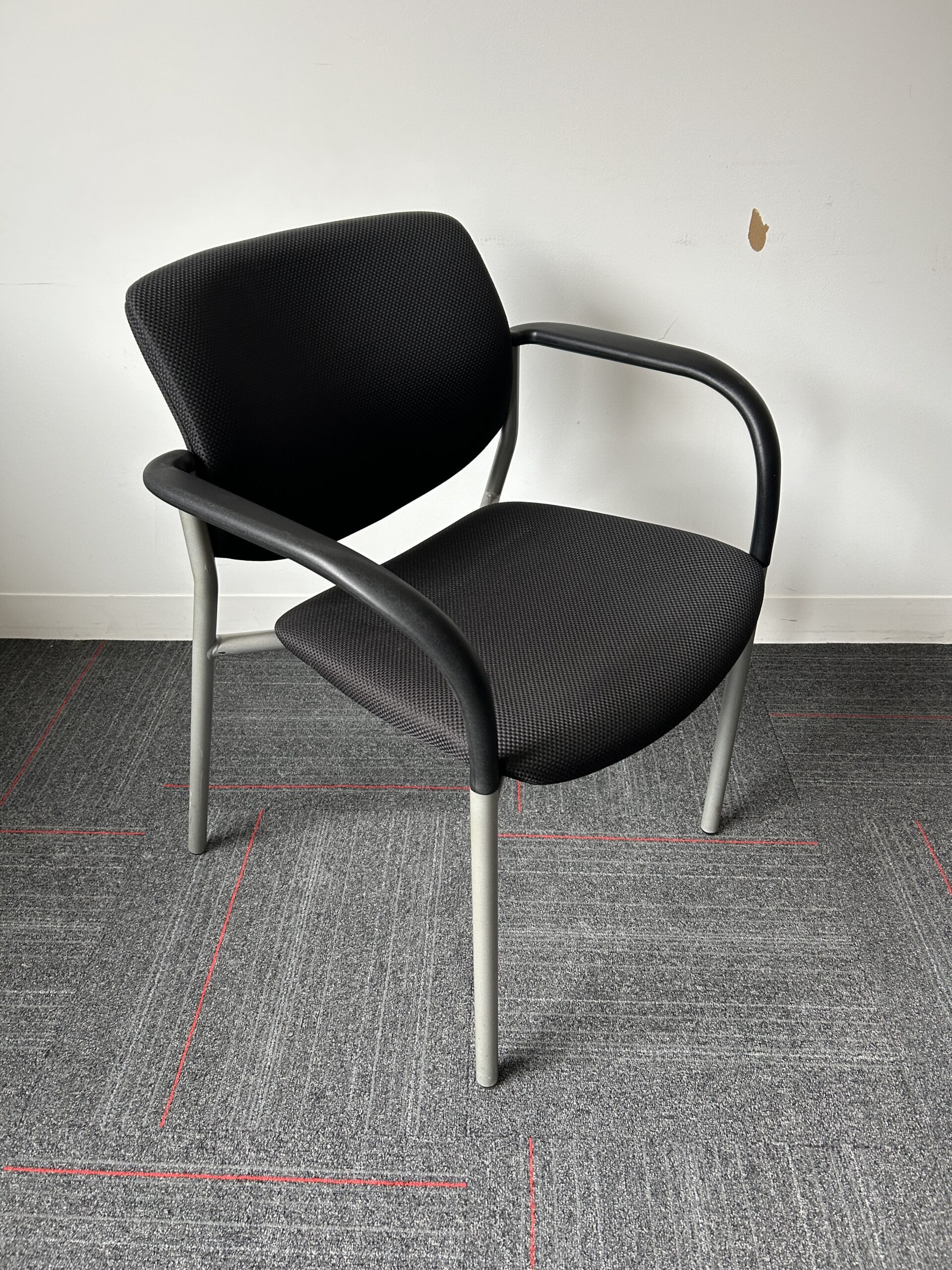 SitOnIt Black Fabric Chair