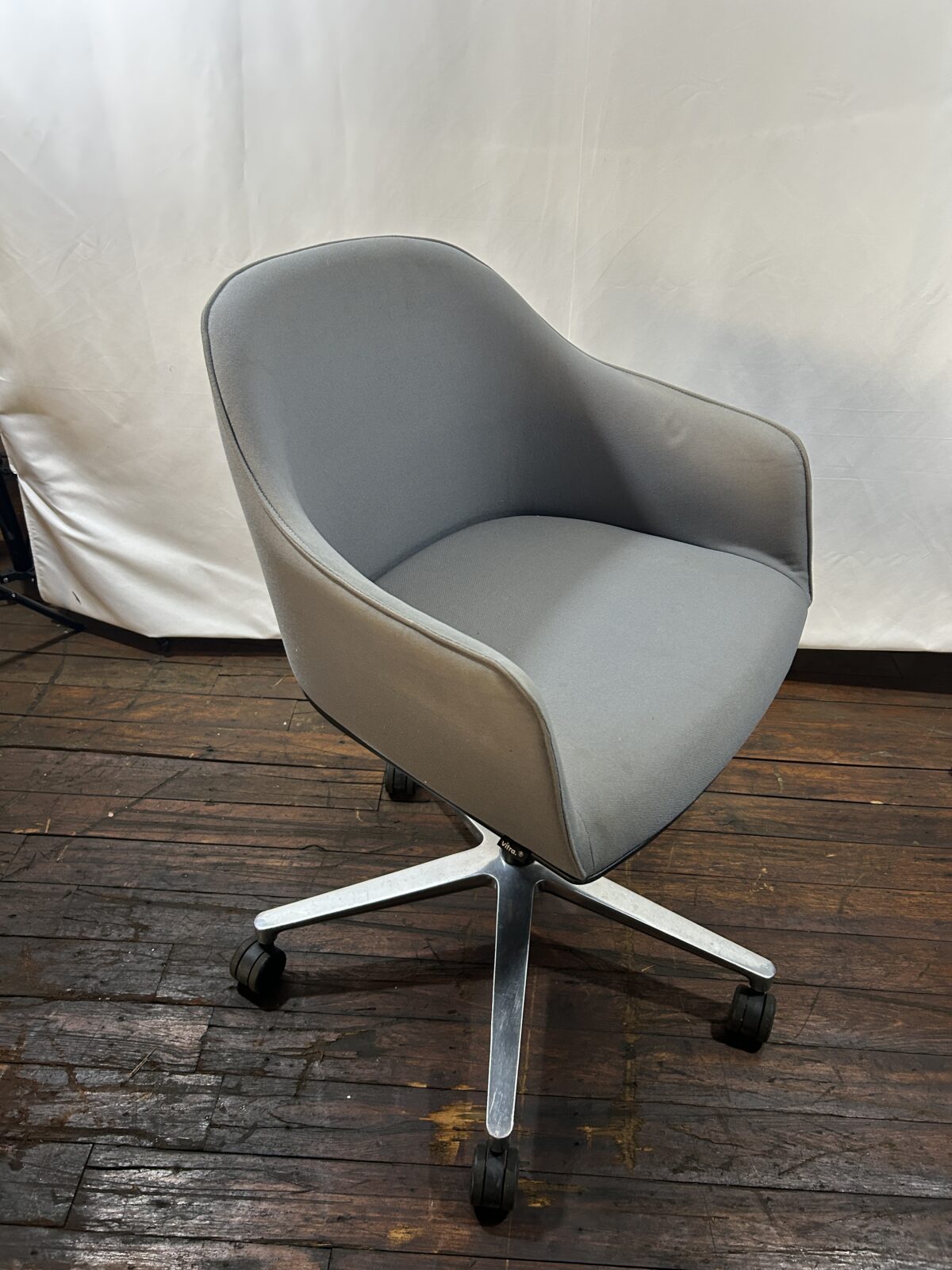 Vitra Gray Side Chairs photo