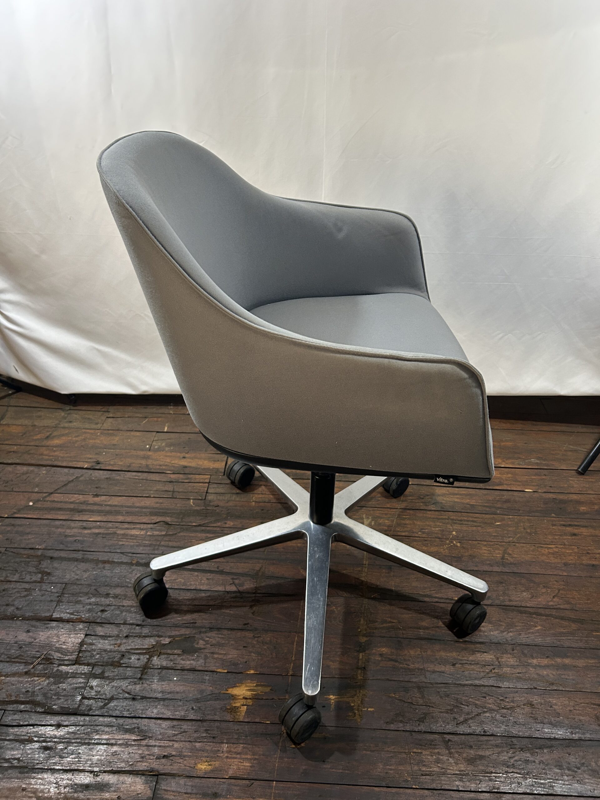 Vitra Gray Side Chairs
