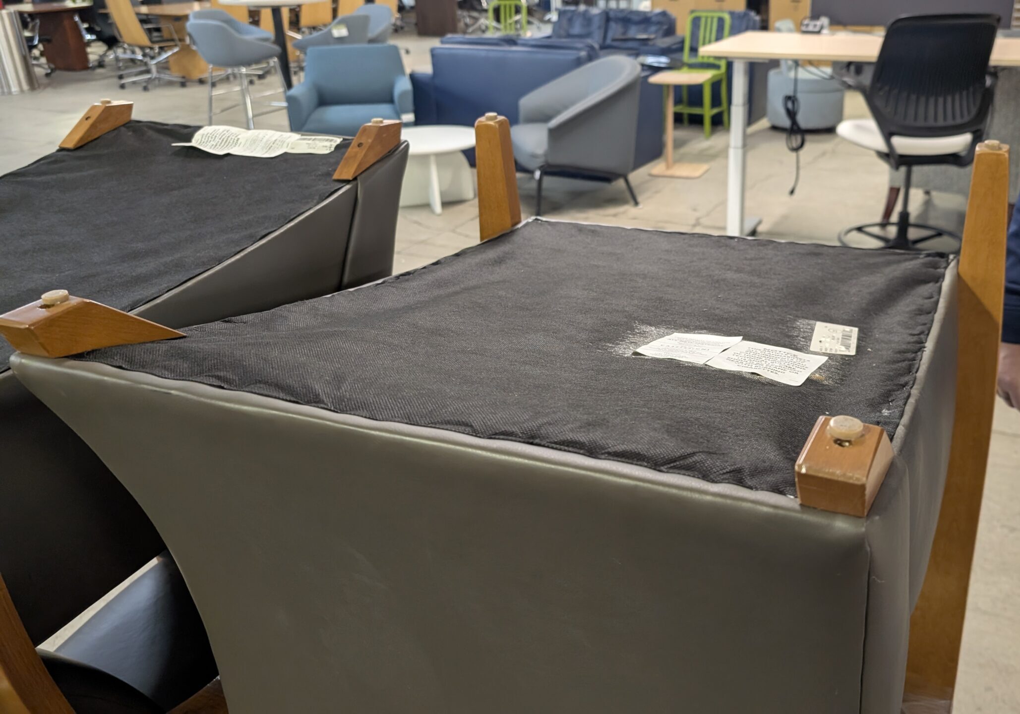 Teknion Gray Club Chair