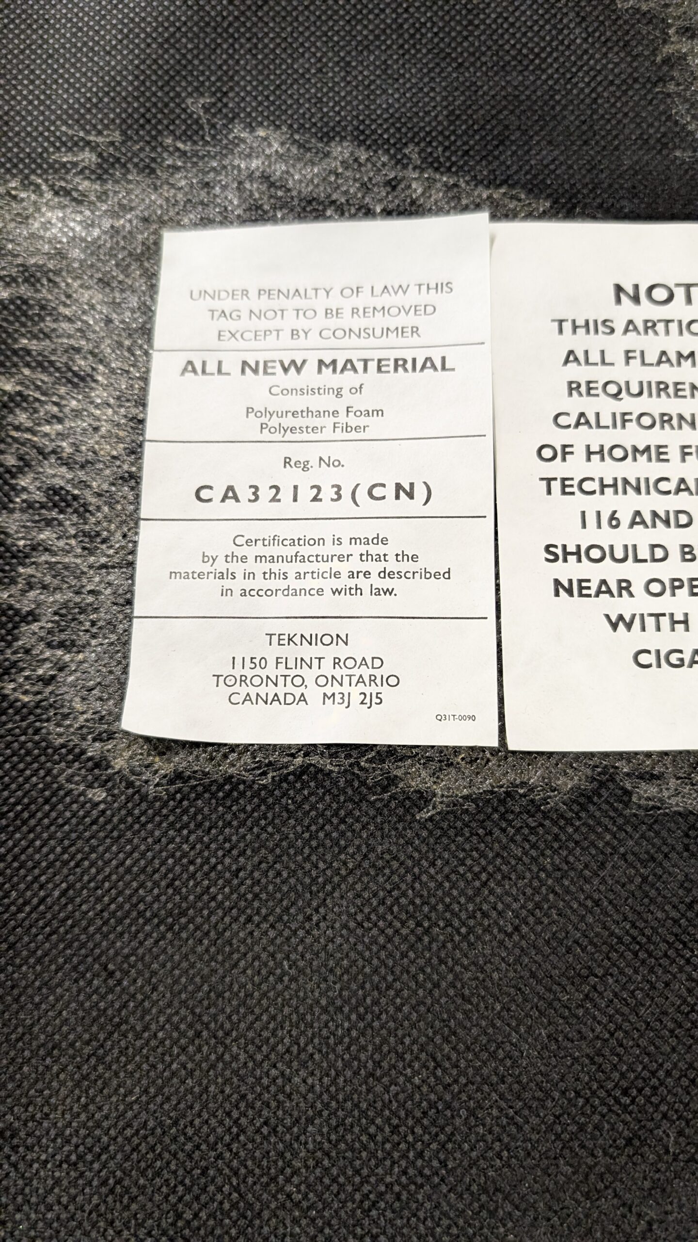 Teknion Gray Club Chair