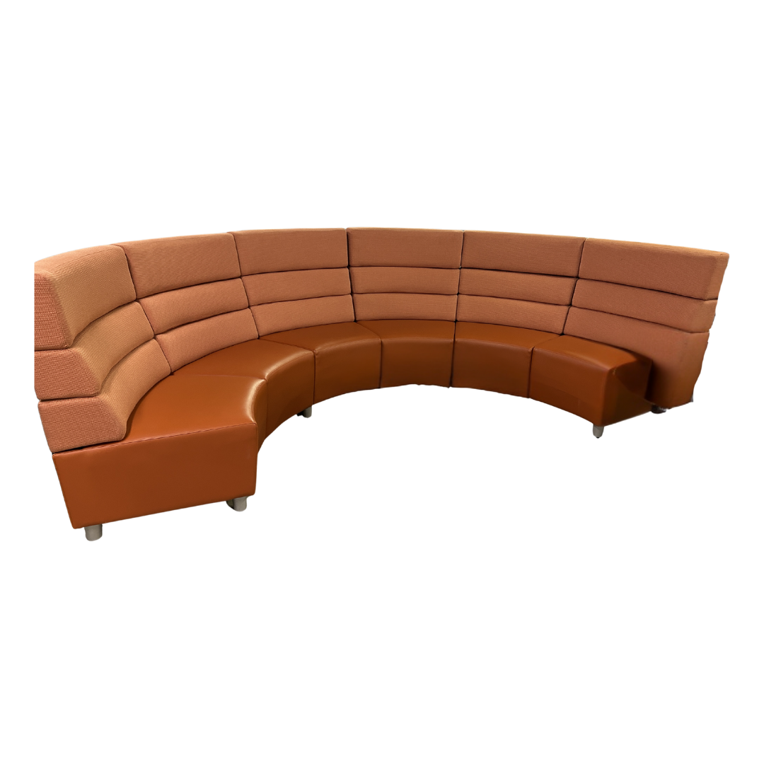 Orange Privacy Sectional