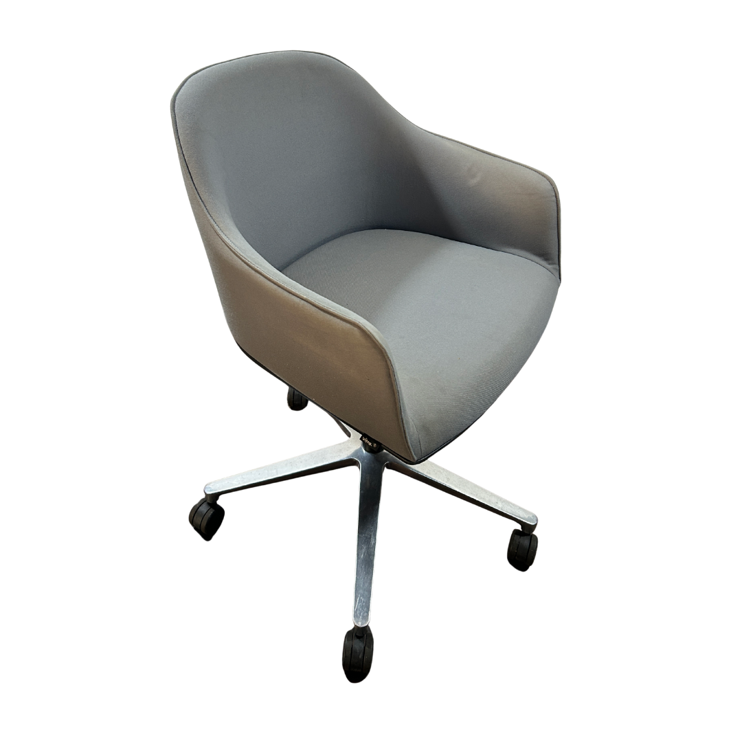 Vitra Gray Side Chairs