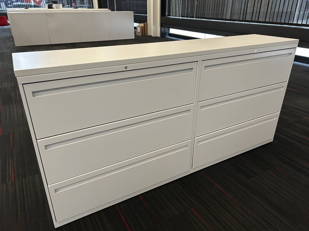White Allsteel 42&Prime; Lateral photo