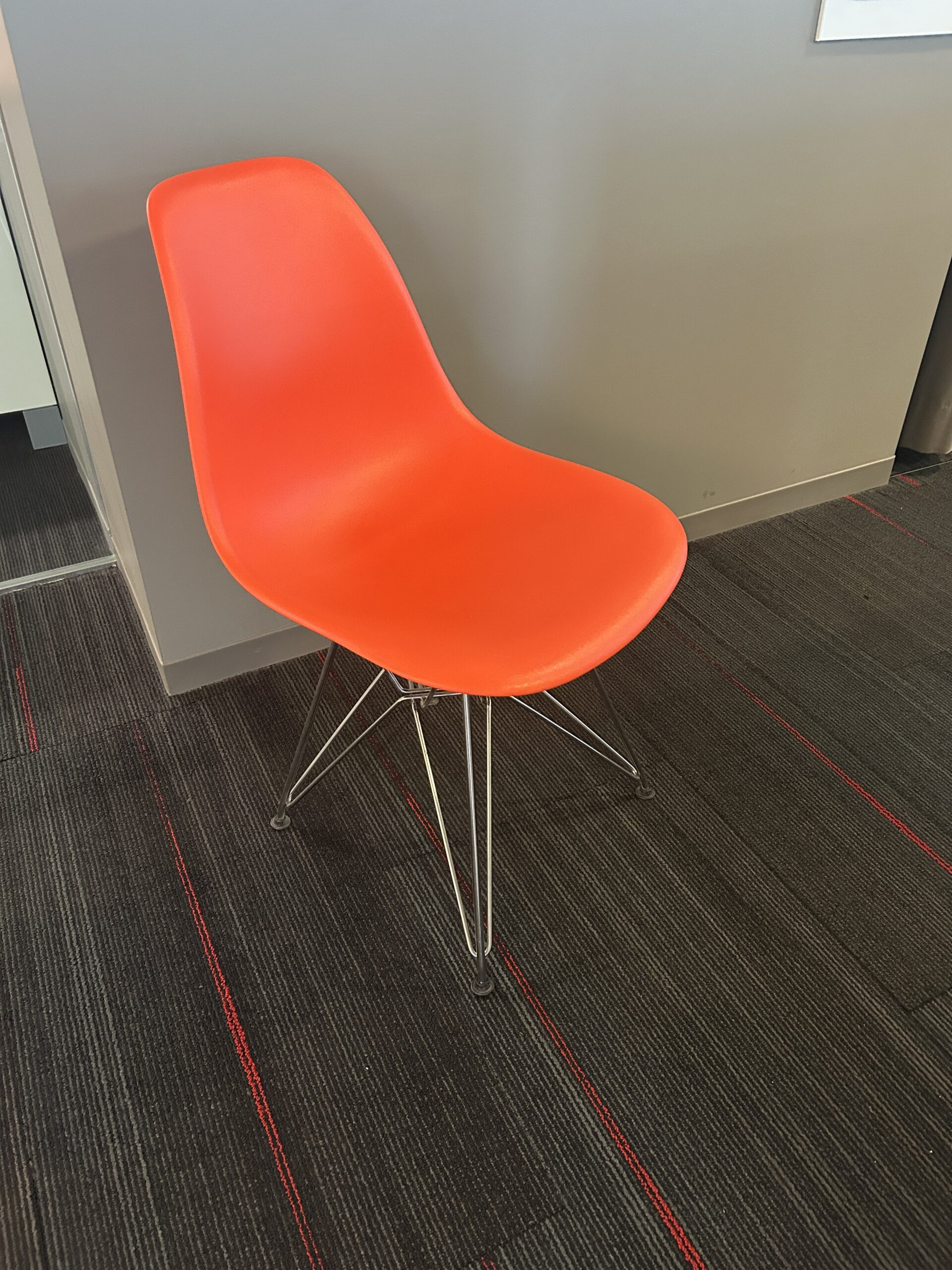 Orange Herman Miller Eames Chair