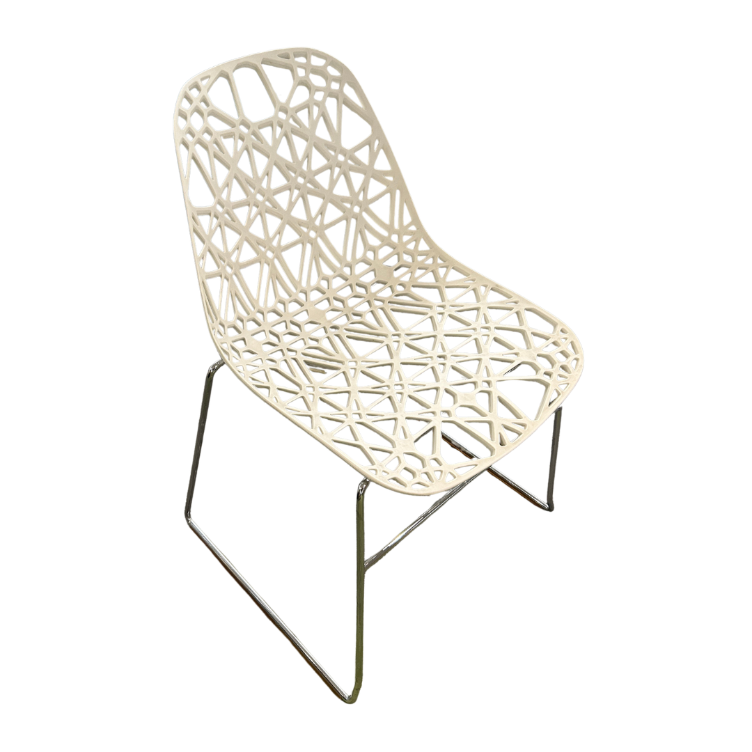 White Crassevig Side Chair