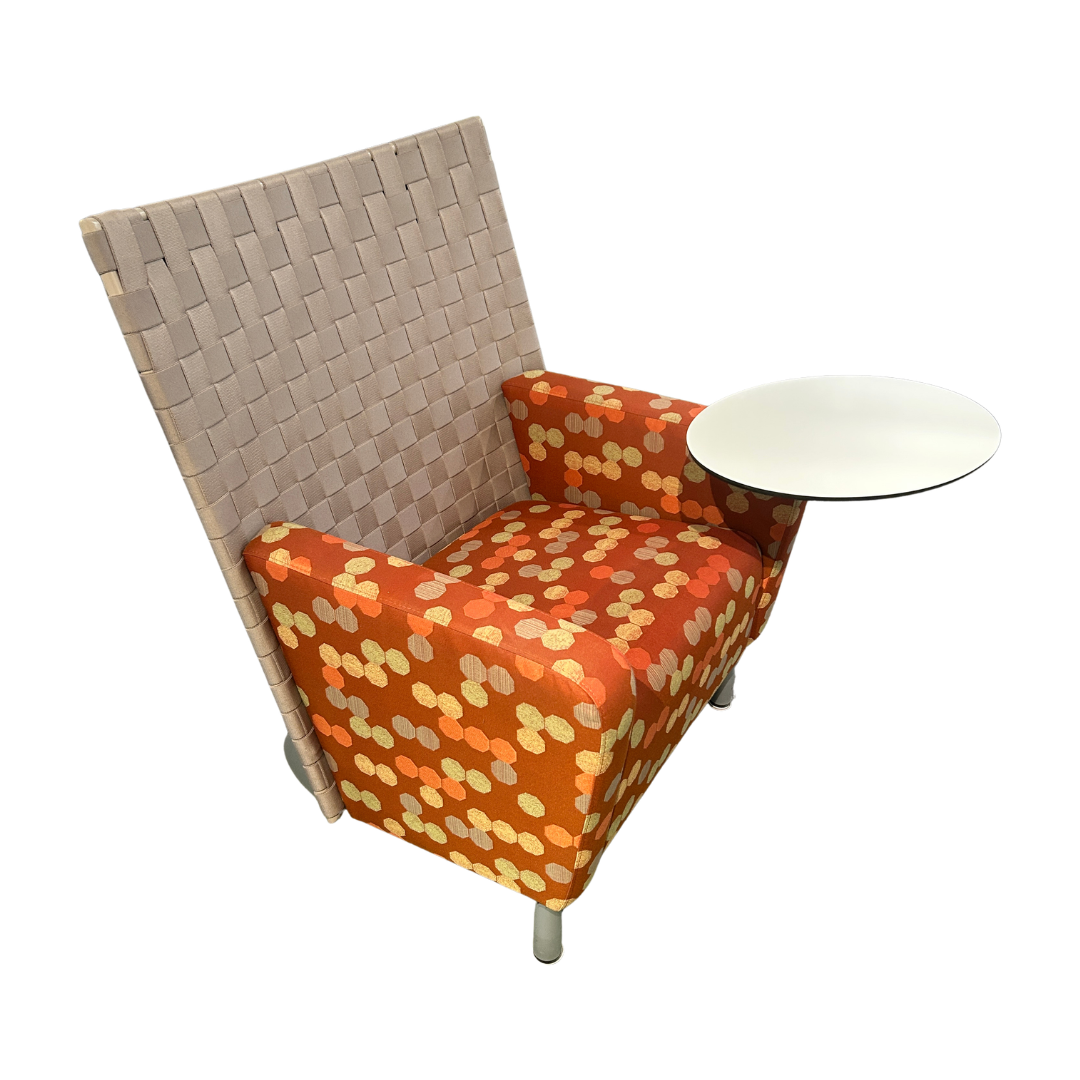 Davis Club Chair with Tablet Arm