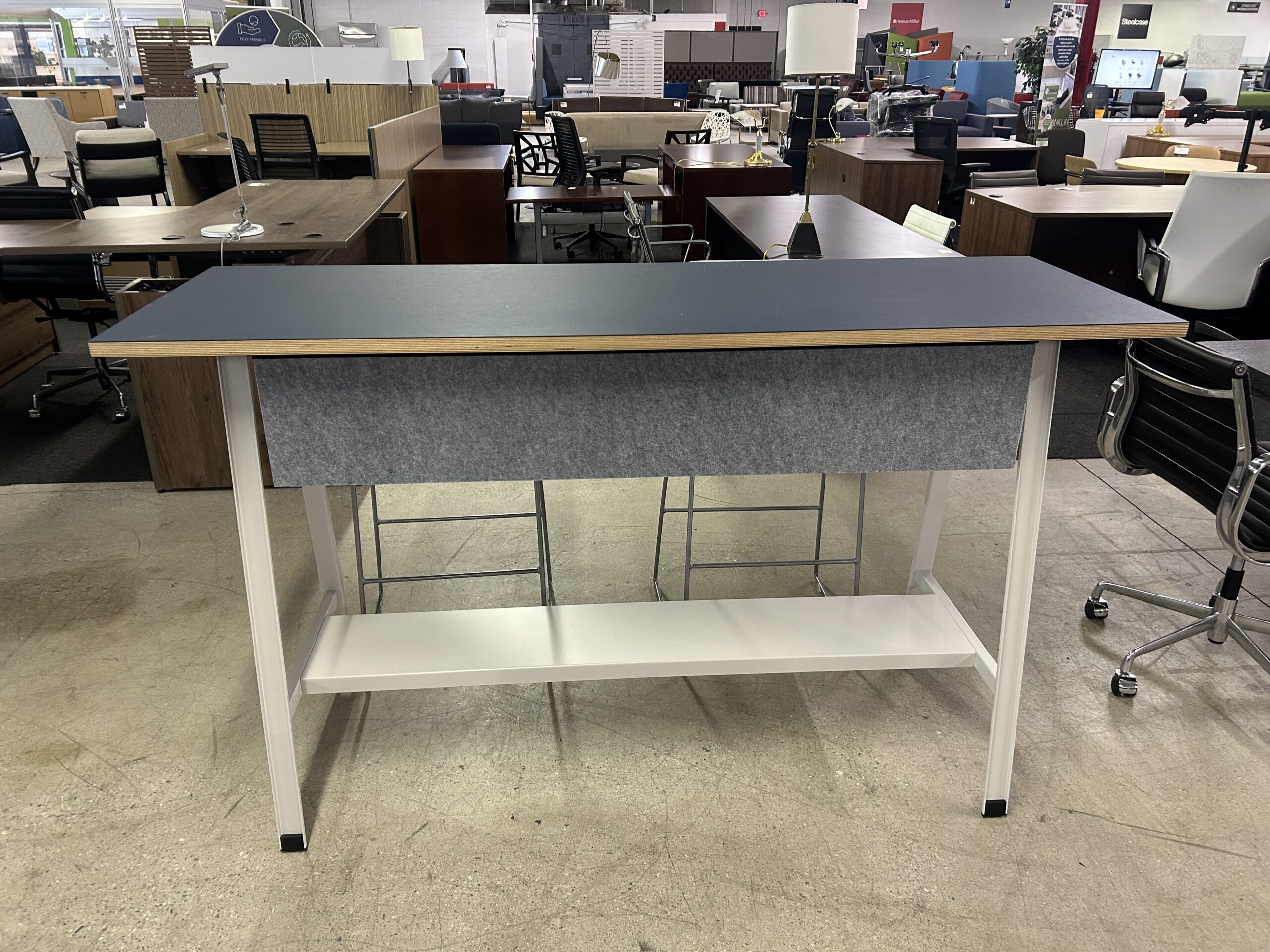 Blue Laminate Collaborative Table