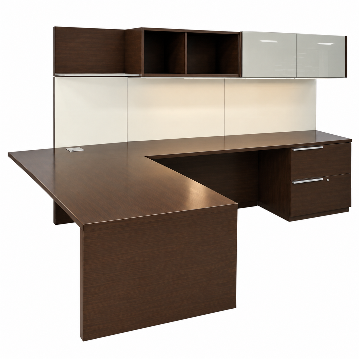 Laminate L-Shape Desk Sets