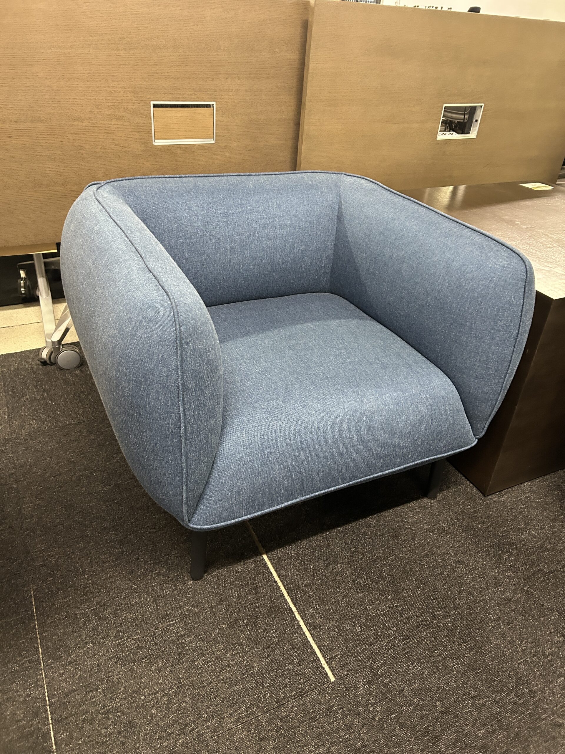 Blue Club Chair