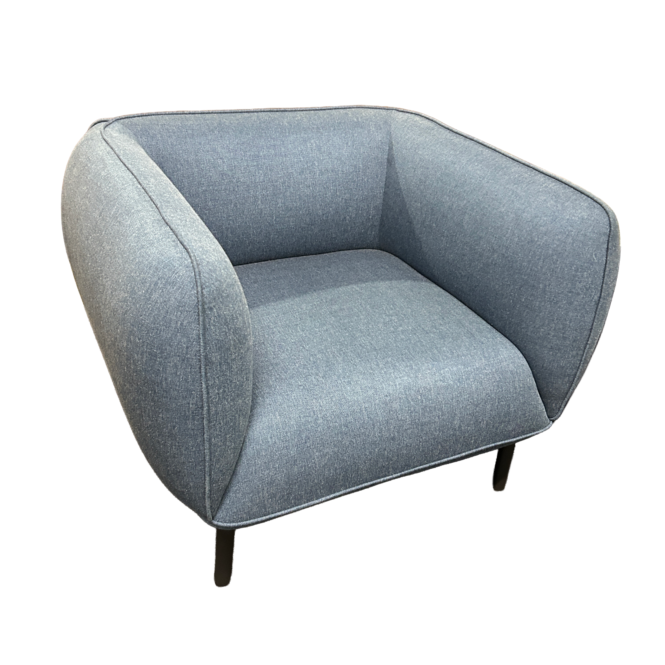 Blue Club Chair