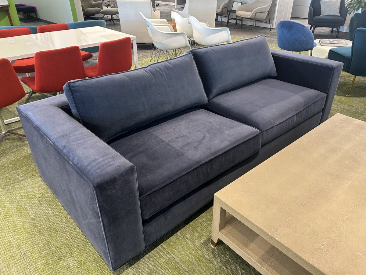 RHM Blue Office Lounge Sofa photo