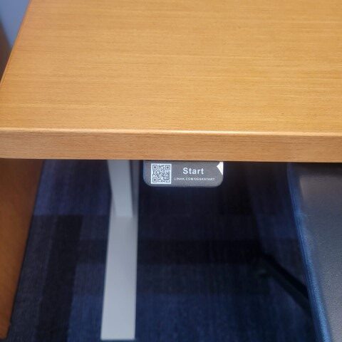 Knoll Cherry Executive Desk Set