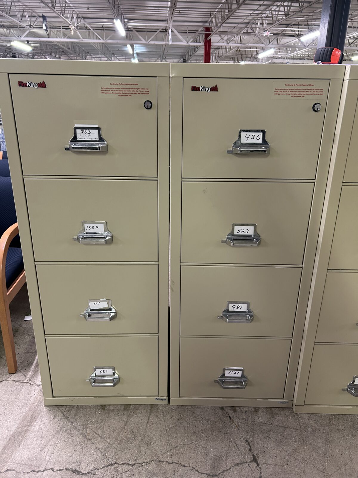 FireKing 4-Drawer Vertical File Cabinet photo