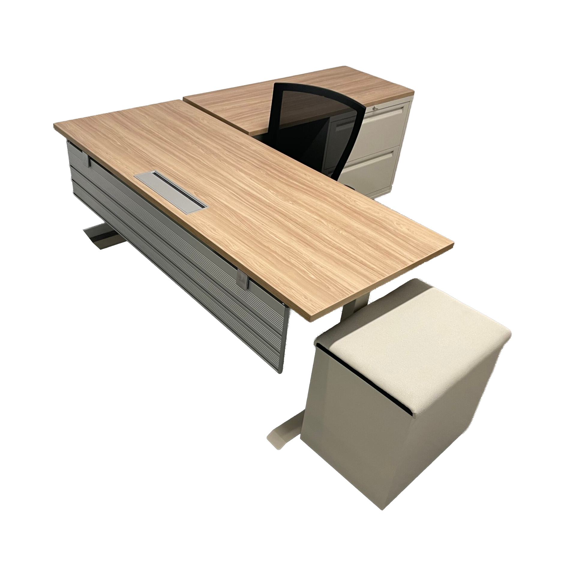 L-Shape Sit-Stand Office Desk