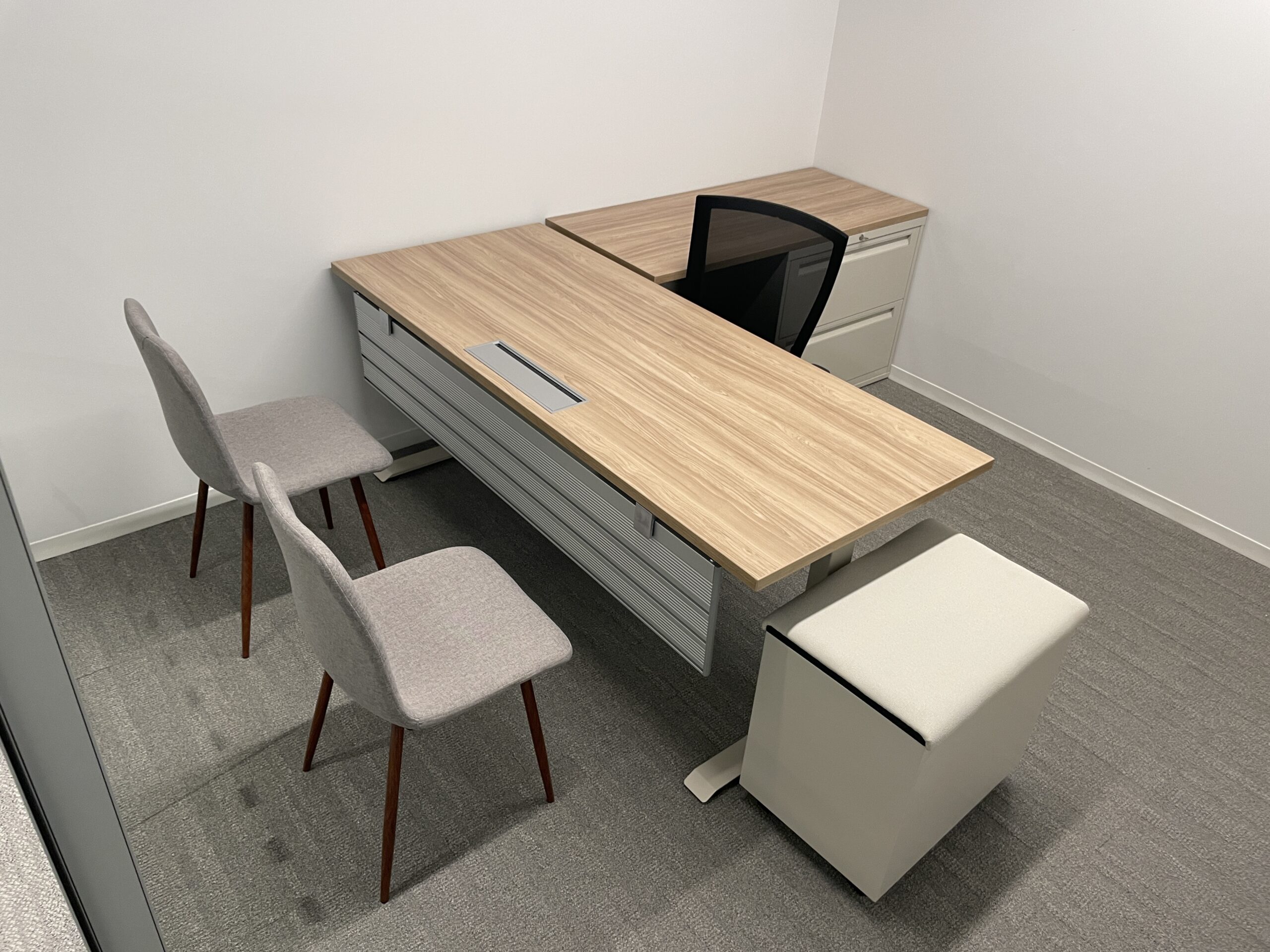 L-Shape Sit-Stand Office Desk