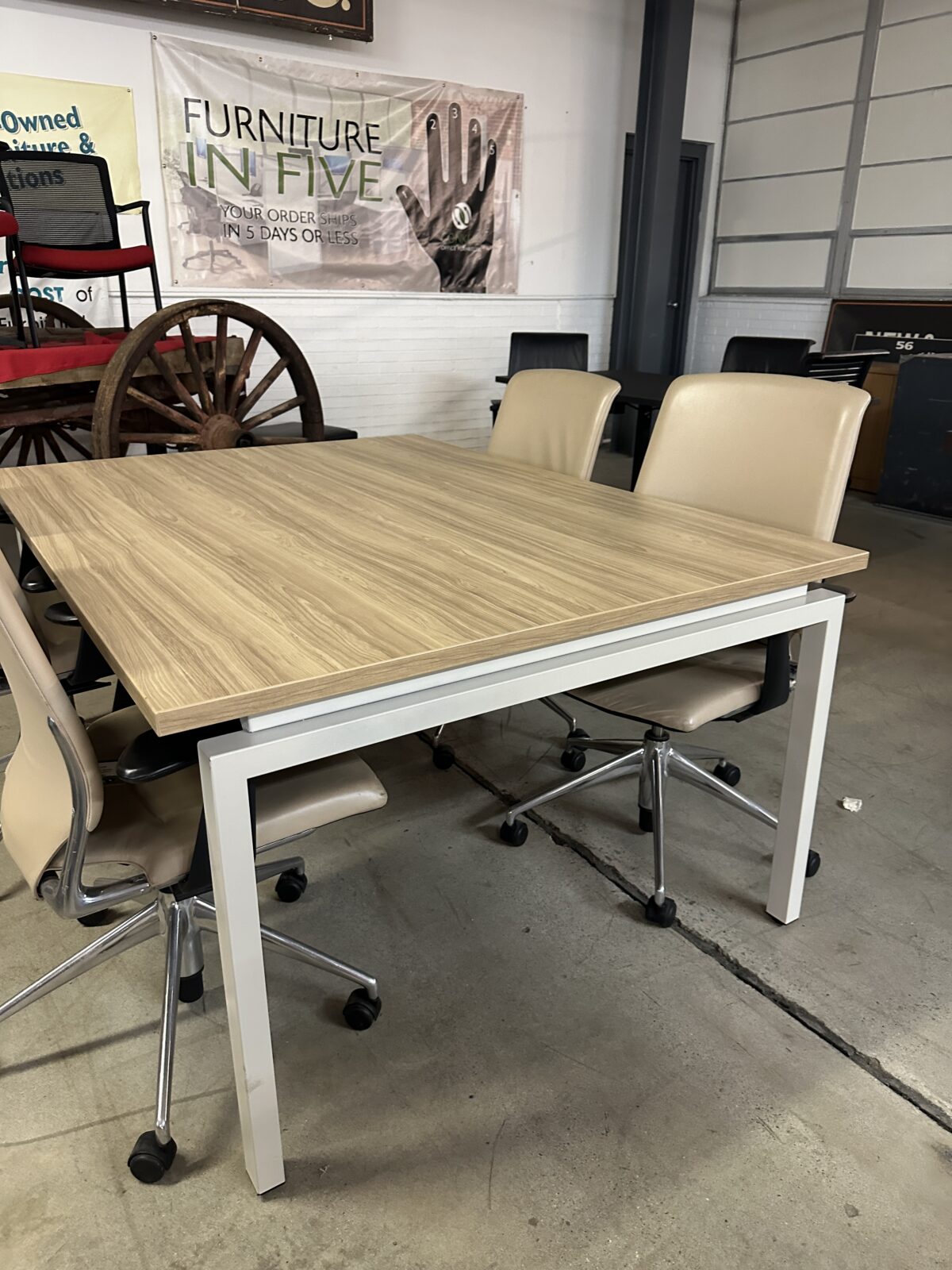 64&Prime; x 4&prime; Laminate Conference Table photo