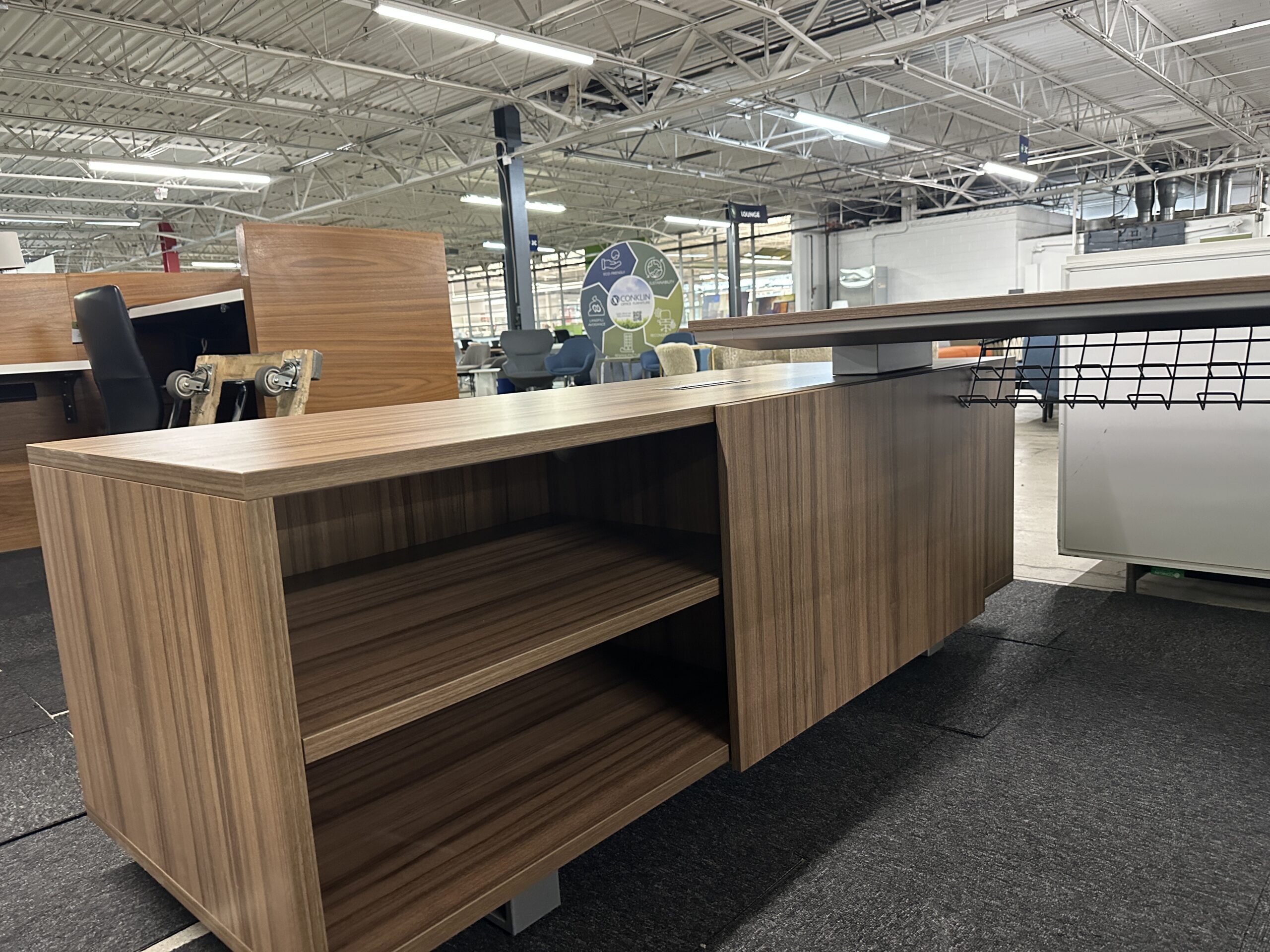 L-Shaped Executive Desk Set