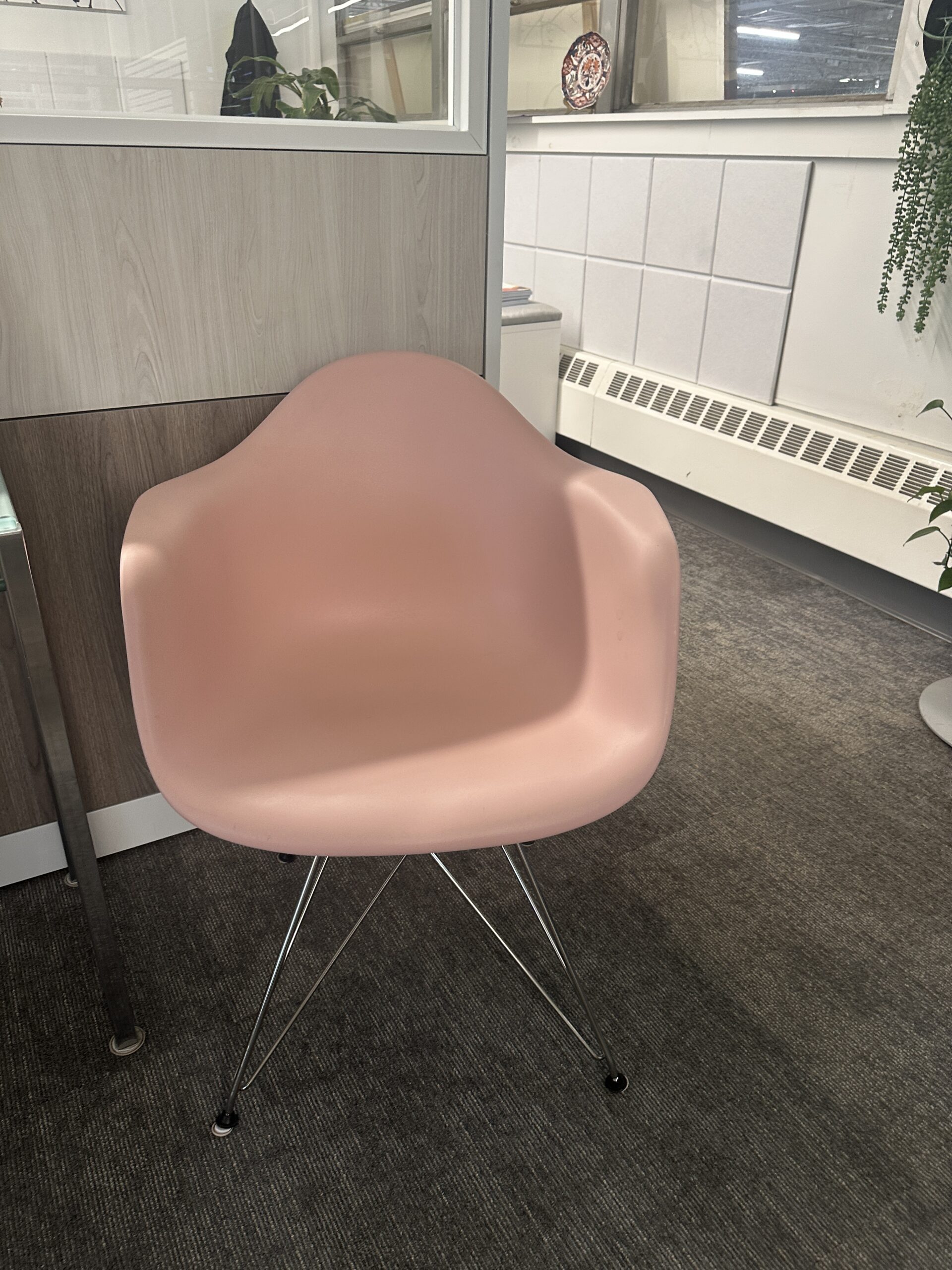 Herman Miller Eames Pink Bucket Chair