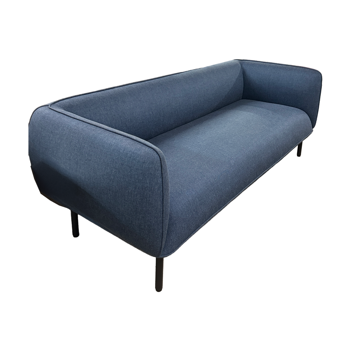 Cherry Hills Blue Fabric Sofa photo