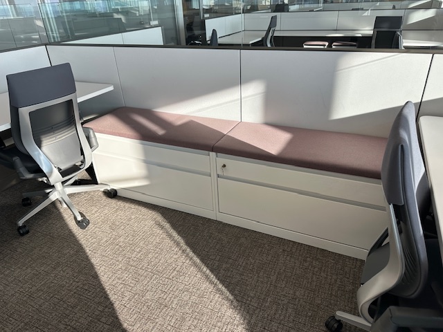 Purple Steelcase B/F Lateral Files