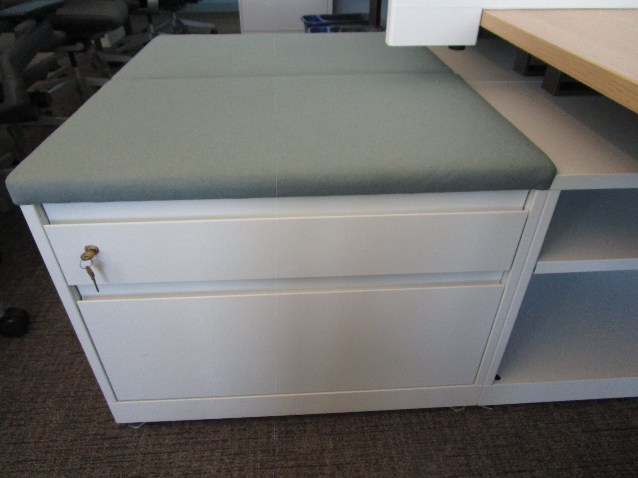 Green Steelcase B/F Lateral Files