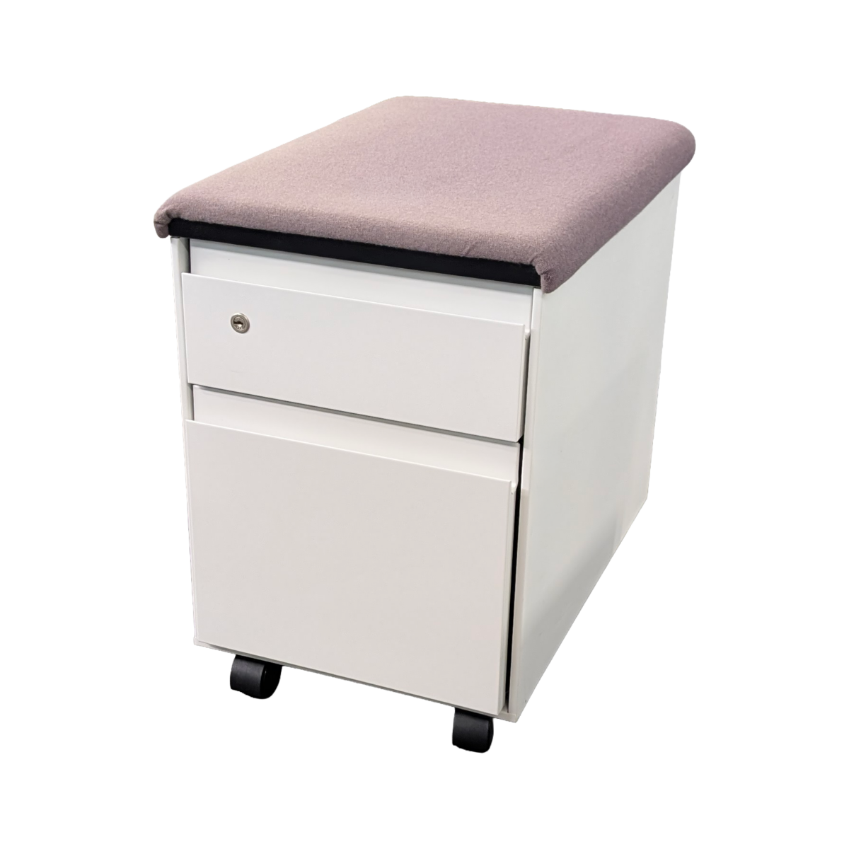 Purple Steelcase Mobile Pedestals photo