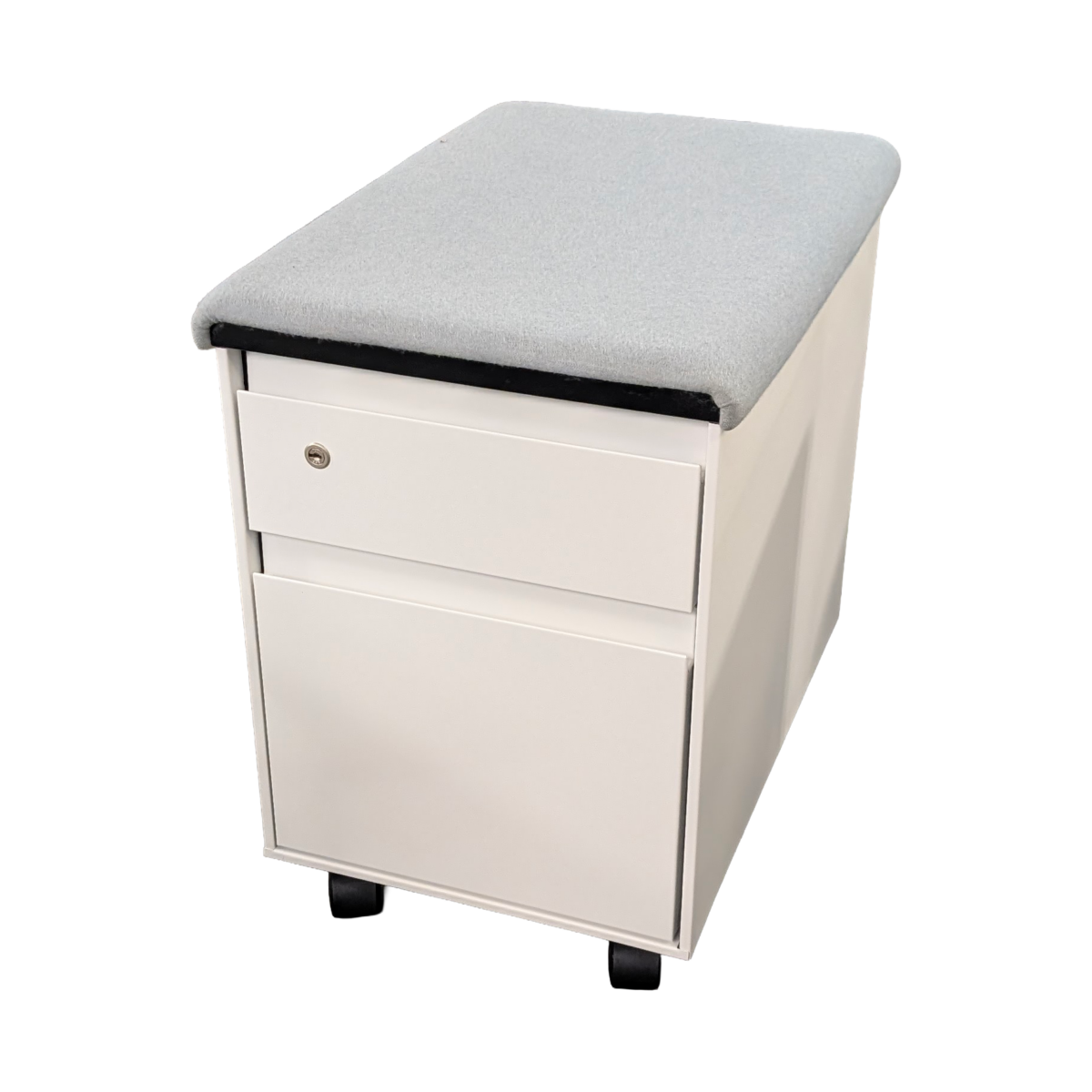 Gray Steelcase Mobile Pedestals photo