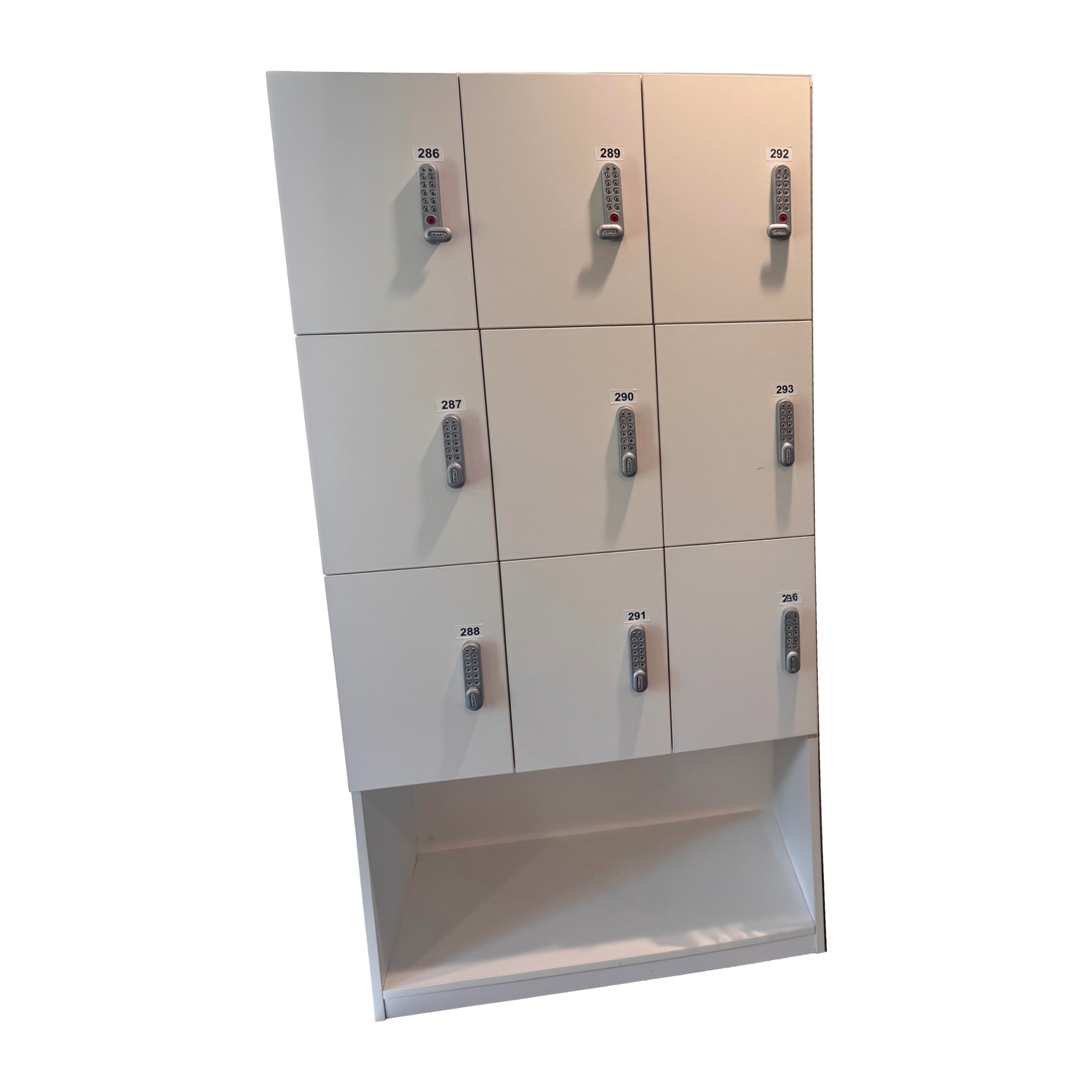 9-Compartment Laminate Lockers