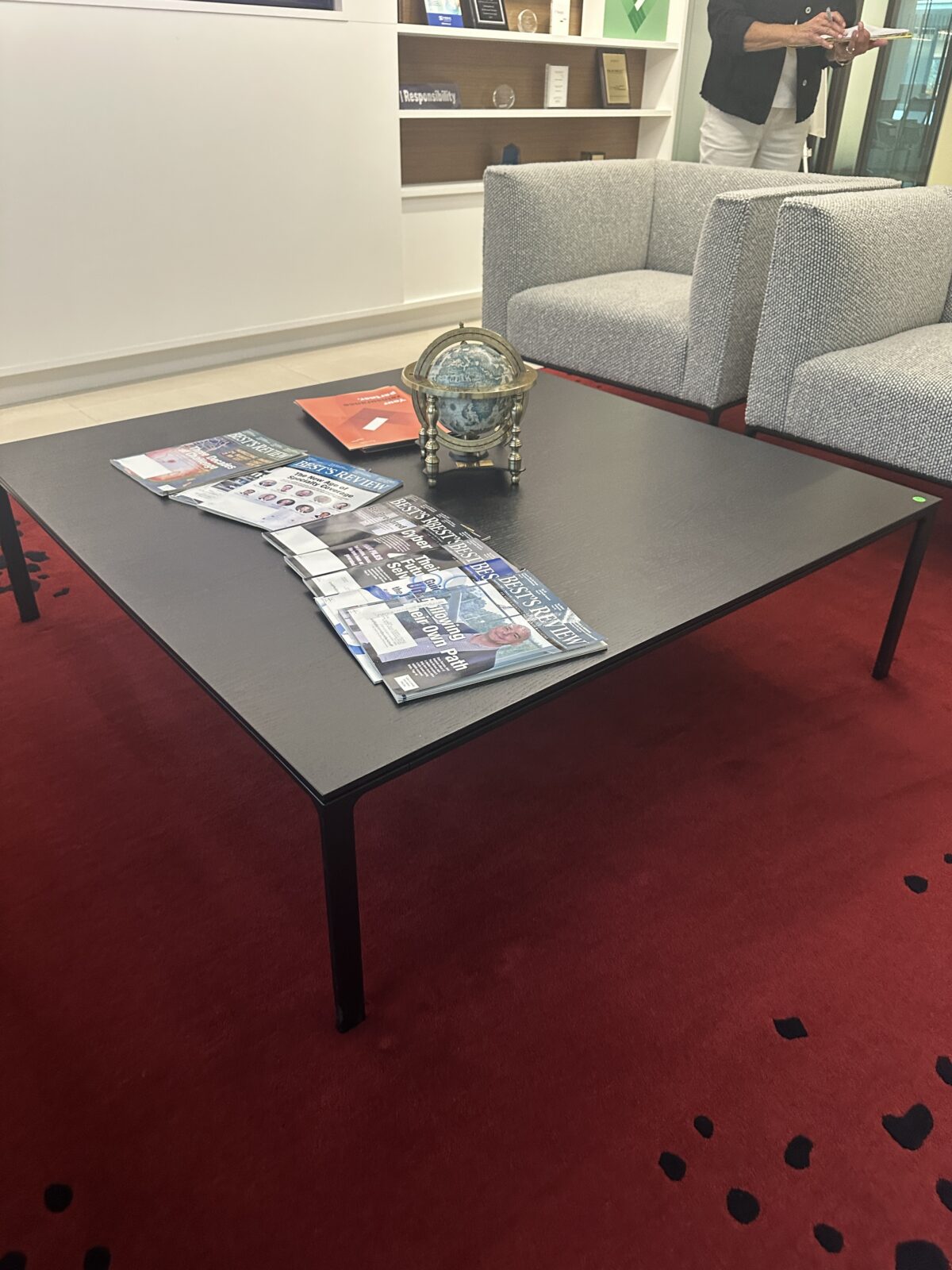 Andreu World Square Black Coffee Table photo
