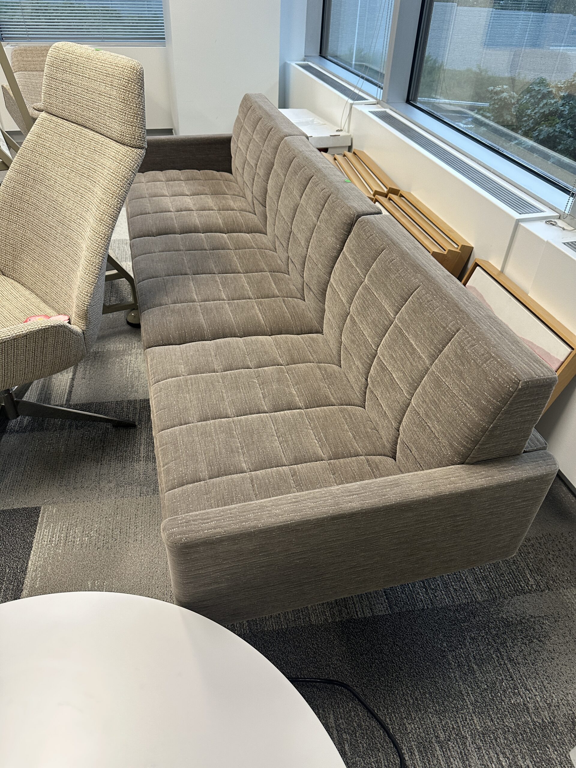 Geiger Tuxedo Sofa in Olive