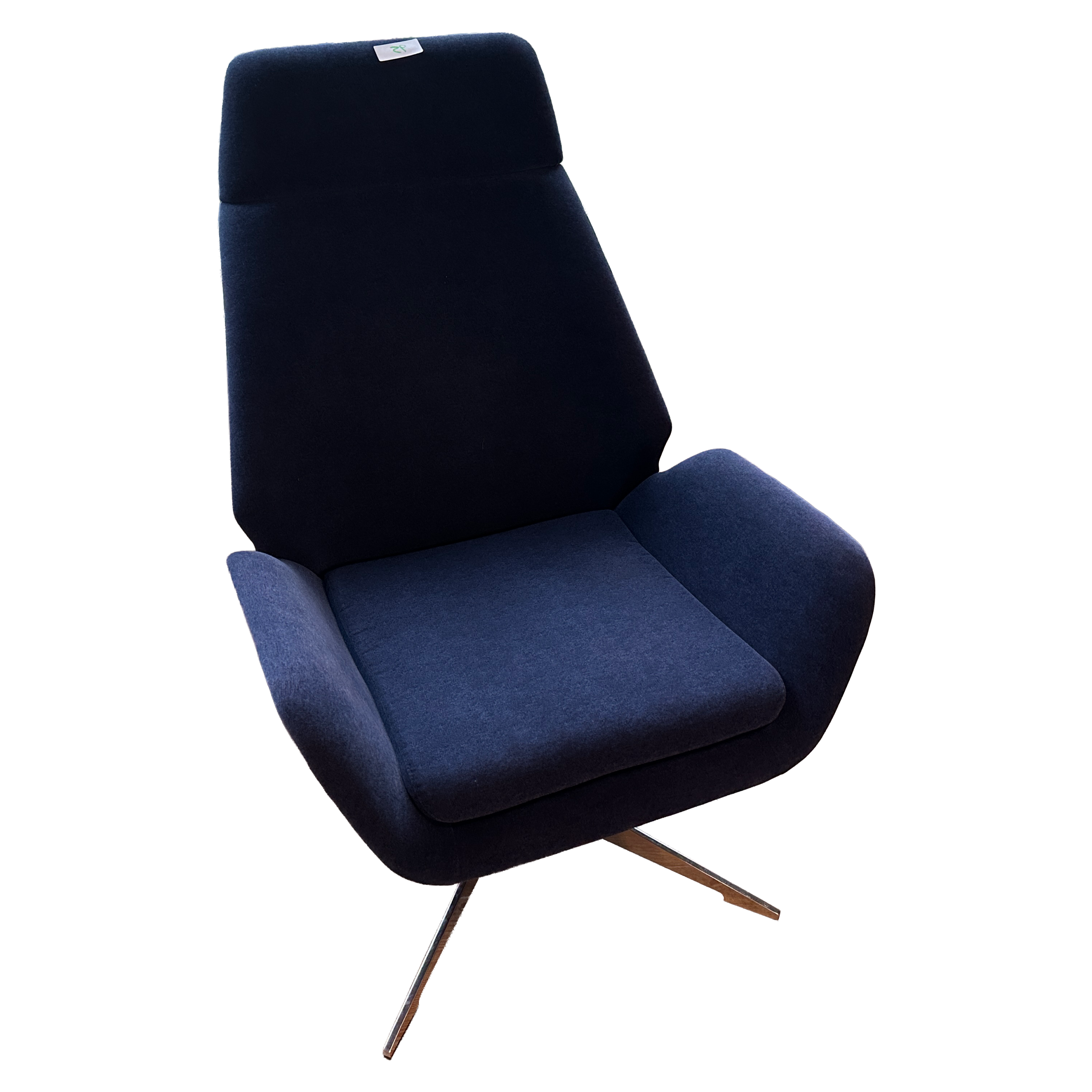 HBF High-Back Swivel Chair with Ottoman