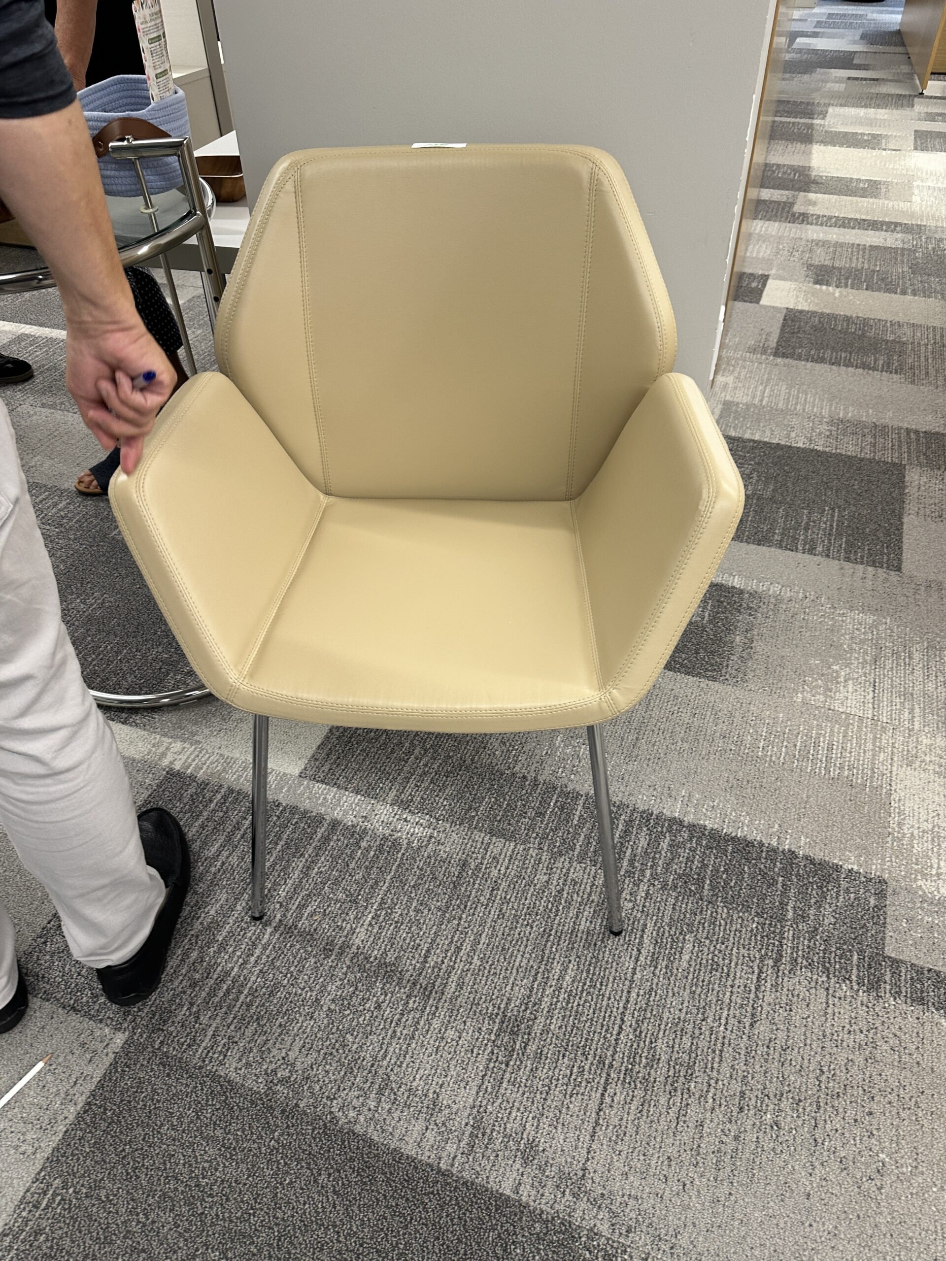 Keilhauer Leather Side Chair