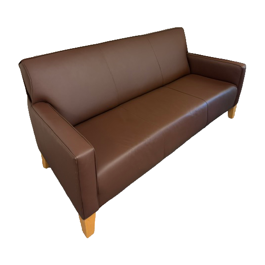 Cabot Wrenn Brown Leather Sofa